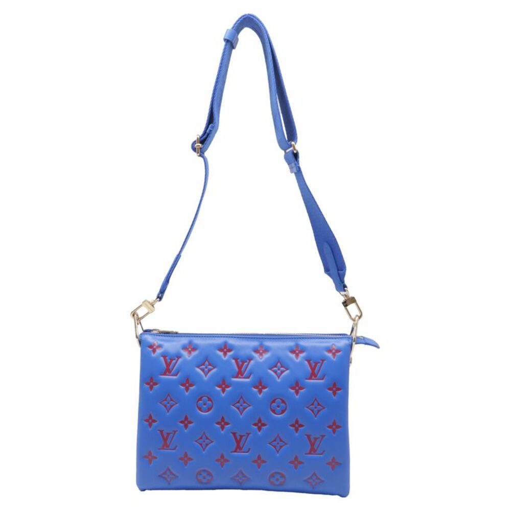 Louis Vuitton Coussin Crossbody Bag in Blue Leather